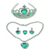 Online Set Bijoux Princesse Diad Me Cha Ne Boucle D'Oreilles Bleu Theme Deco Princesse