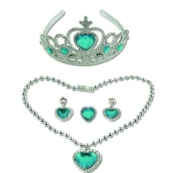 Online Set Bijoux Princesse Diad Me Cha Ne Boucle D'Oreilles Bleu Theme Deco Princesse