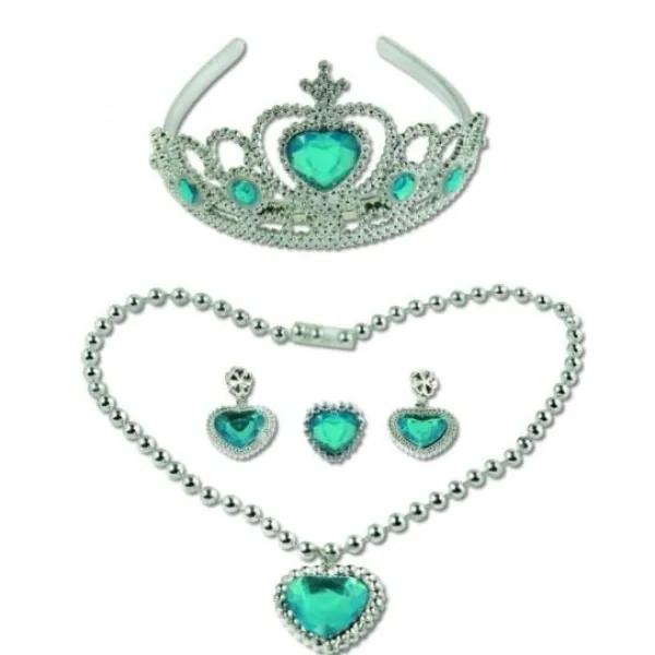 Online Set Bijoux Princesse Diad Me Cha Ne Boucle D'Oreilles Bleu Theme Deco Princesse