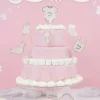 Online Set De 6 D Coration G Teaux Baby Girl Theme D Co Baby Shower