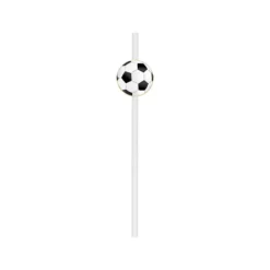 Sale Set De 10 Pailles Foot Theme Deco Football