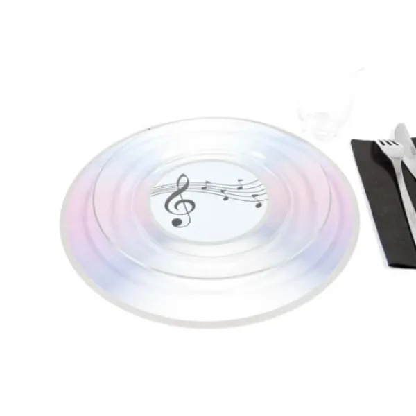 Badaboum Set De Table Cd Musique Blanc X 2 Pi Ces