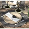 Hot Set De Table Mariage Dentelle Noir X 10 Pi Ces Theme Cinema