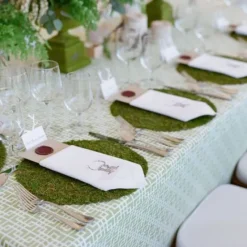 Set De Table Mariage Vegetal 35Cm Theme Cinema