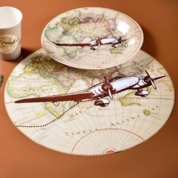 Badaboum Set De Table Mariage Voyage X6 Pi Ces