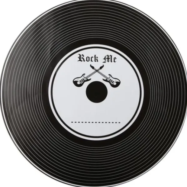 Badaboum Set De Table Vintage Disque Vinyl 34Cm X 6