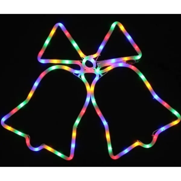 Badaboum Silhouette De Noel Cloche Multicolore Pas Chere Outlet