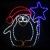 Badaboum Silhouette De Noel Lumineuse Pingouin Hot