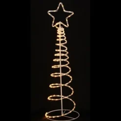 Badaboum Silhouette De Noel Lumineuse Du Sapin De Noel En Spirale Clearance
