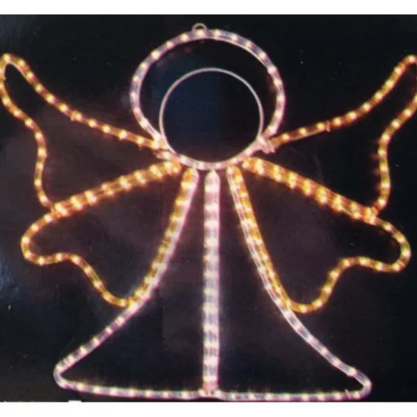 Badaboum Silhouette De Noel Lumineuse Ange Pour Décoration De Noel Ext Rieur Sale