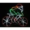 Badaboum Silhouette De Noel Lumineuse P Re Noel Sur Velo Outlet