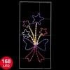 Badaboum Silhouette De Noel Noeud Papillon G Ant Avec Etoiles 168Led Multicolore Clearance