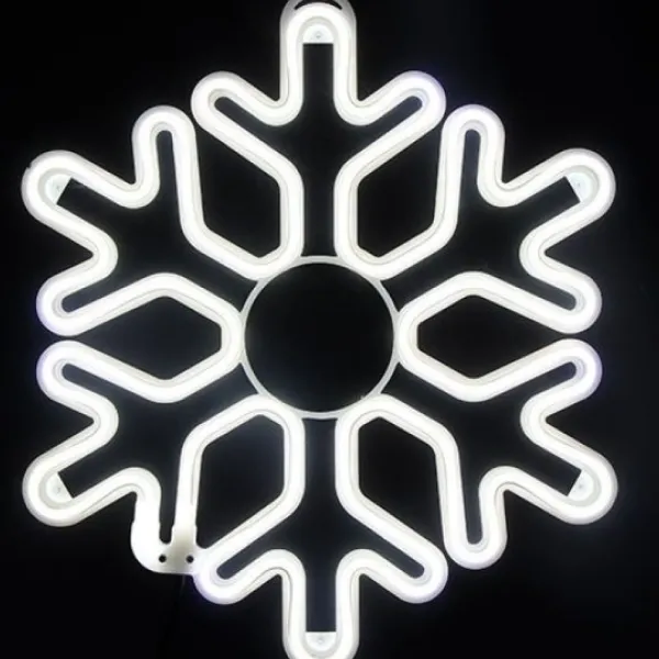 Badaboum Silhouette Lumineuse N On Flocon De Neige