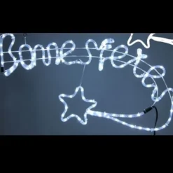 Badaboum Silhouette Lumineuse Noel Etoile Filante Bonnes F Tes Online