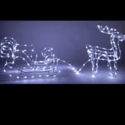 Badaboum Silhouette Lumineuse Renne Avec Traineau 200 Led Outlet