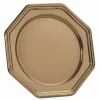 Sous-Assiettes Octogonale R Utilisable Grand Mod Le Or X 3 Theme Eco-Responsable