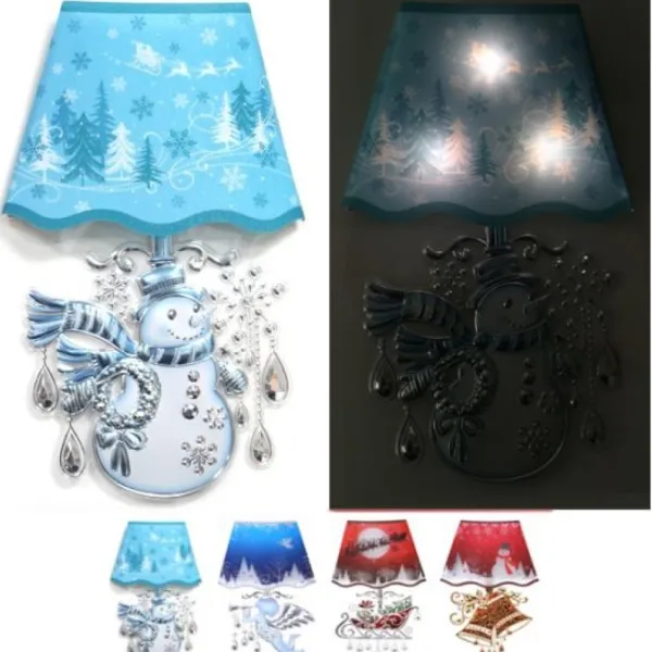 Badaboum Sticker Vitro Statique De Lampes Noel Lumineux Best