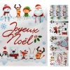Badaboum Sticker Vitro Statique Personnages De Noel Online