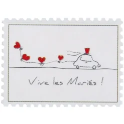 Badaboum Sticker Vive Les Mari S X 50 Pi Ces