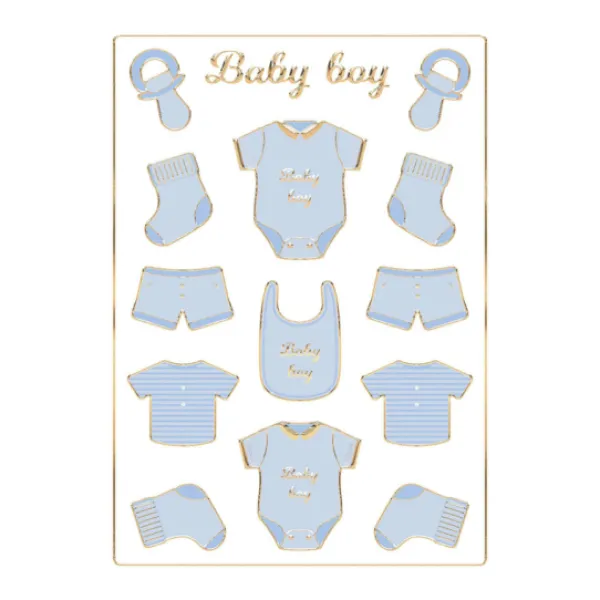 New Stickers B B Gar On X30 Pi Ces Theme Gender Reveal