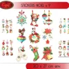 Badaboum Stickers De Noel Paillet S X 9 Pi Ces Clearance