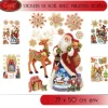 Badaboum Stickers F Netre Noel Avec Paillettes Dor Es Best