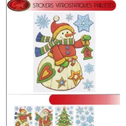 Badaboum Stickers Vitrostatiques Paillet S De Noel Pas Cher Online