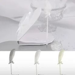 Badaboum Stylo Avec Plume Pour Livre D'Or