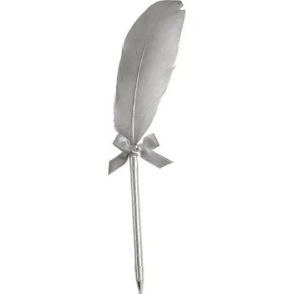 Badaboum Stylo Avec Plume Pour Livre D'Or