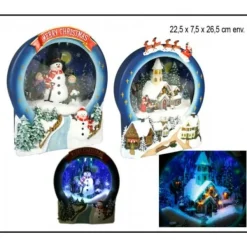 Badaboum Sujet De Noel Lumineux New