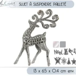 Badaboum Sujet De Noel Paillet Suspendre Antares Clearance