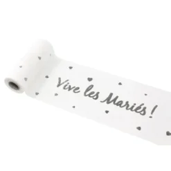 Badaboum Sur Chemin De Table Vive Les Mari S Argent