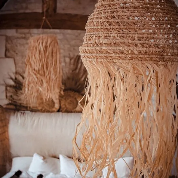 Badaboum Suspension Alba Raphia Naturel Online