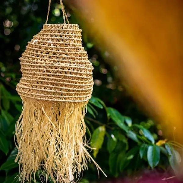 Badaboum Suspension Alba Raphia Naturel Online