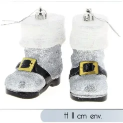 Badaboum Suspension Botte De Noel Paillet X 2 Pi Ces Sale