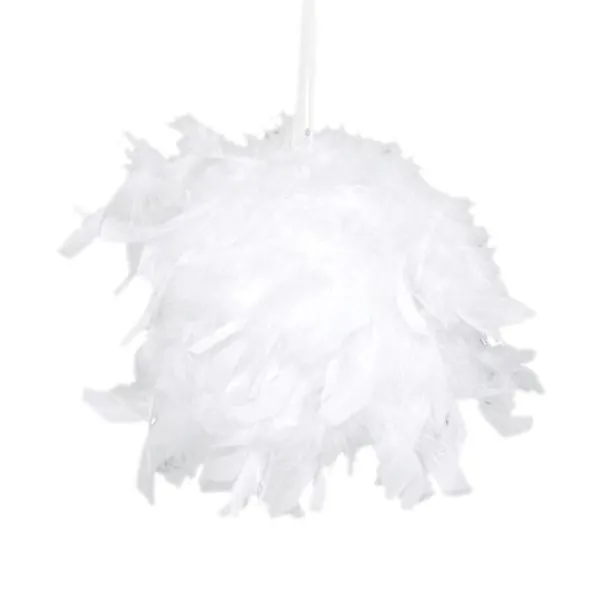 Badaboum Suspension Boule Plume 10 Cm