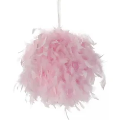 Badaboum Suspension Boule Plume 10 Cm