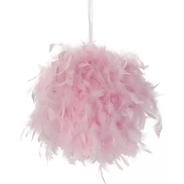 Badaboum Suspension Boule Plume 10 Cm