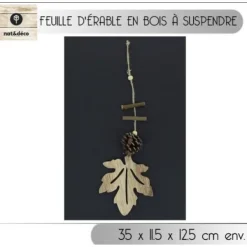 Badaboum Suspension De Noel Feuille D' Rable Best