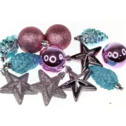 Badaboum Suspension De Sapin De Noel Originale Multicolore X 12 Pi Ces Outlet