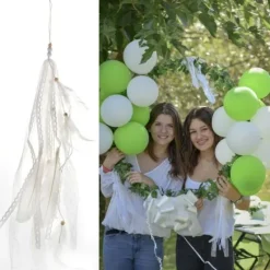 Badaboum Suspension Mariage Plume Blanche