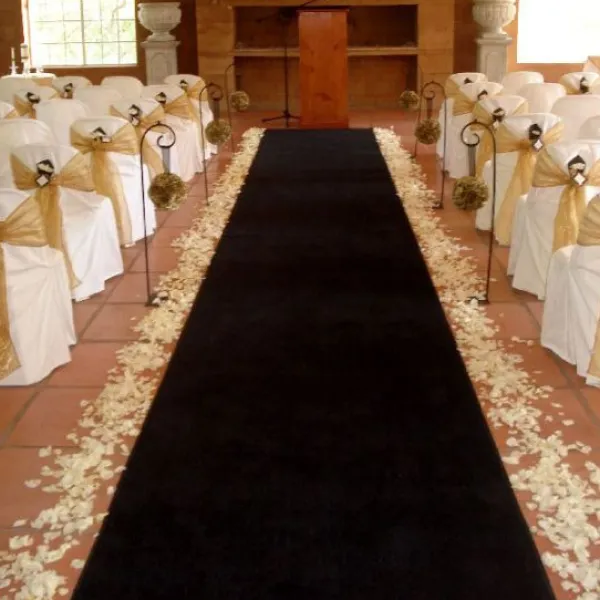 Outlet Tapis D'Eglise Mariage Noir 15 M Tres Theme Cinema