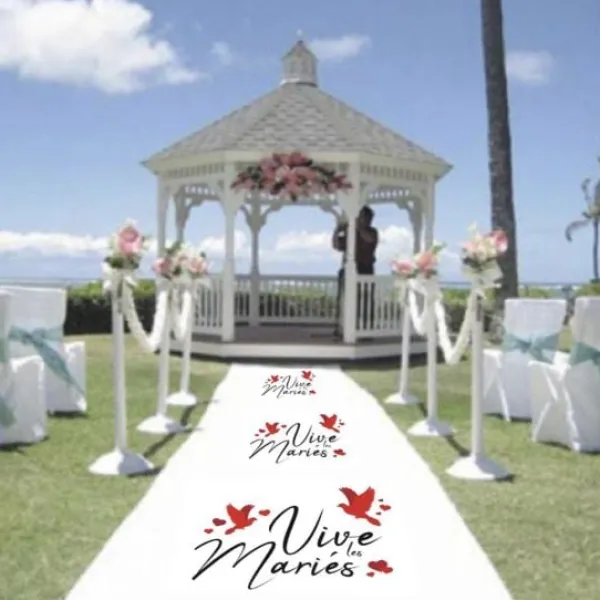 Badaboum Tapis D'Eglise Mariage Vive Les Mari S 10 M Tres