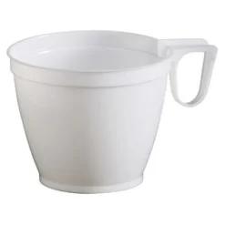 Best Tasse Caf En Plastique Blanc R Utilisables X 20 Pi Ces Theme Eco-Responsable