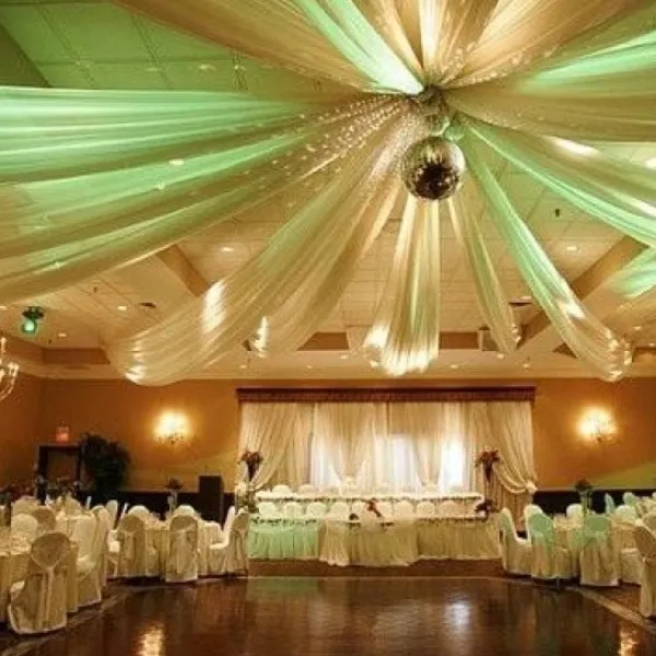 Badaboum Tenture De Salle Paillet Vert Anis X 12 M Tres