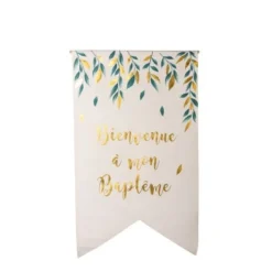 Clearance Tenture Lin Bienvenue A Mon Bapt Me Theme Bapteme