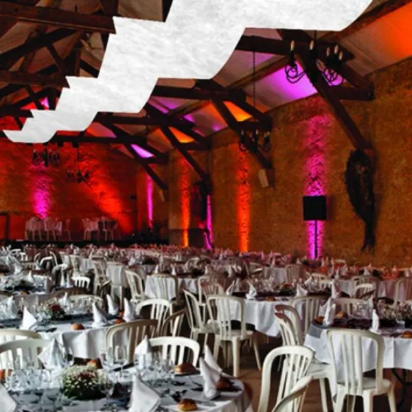 Best Tenture Mariage De Salle 25 M Tres Blanche Theme Cinema