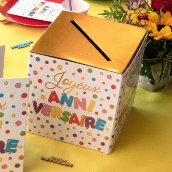 Hot Tirelire & Urne Anniversaire Ballon 20Cm Theme Joyeux Anniversaire