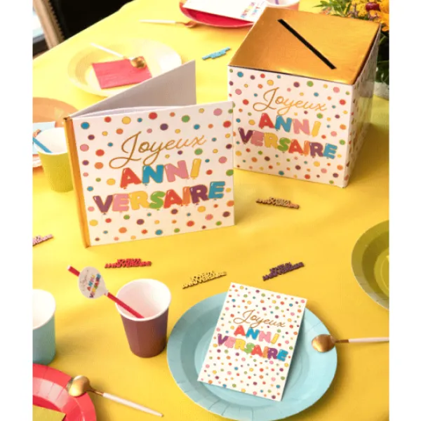 Hot Tirelire & Urne Anniversaire Ballon 20Cm Theme Joyeux Anniversaire