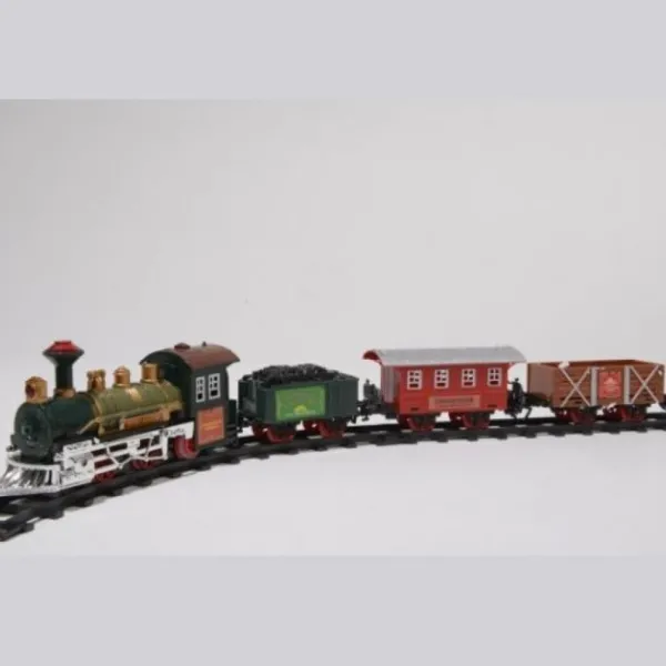 Badaboum Train Electrique De Noel A Pile 280Cm Hot